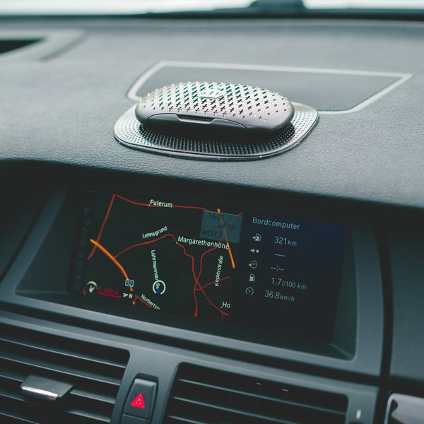 Refillable Car Air Freshener Accessory Hand-Embedded with Swarovski Crystals