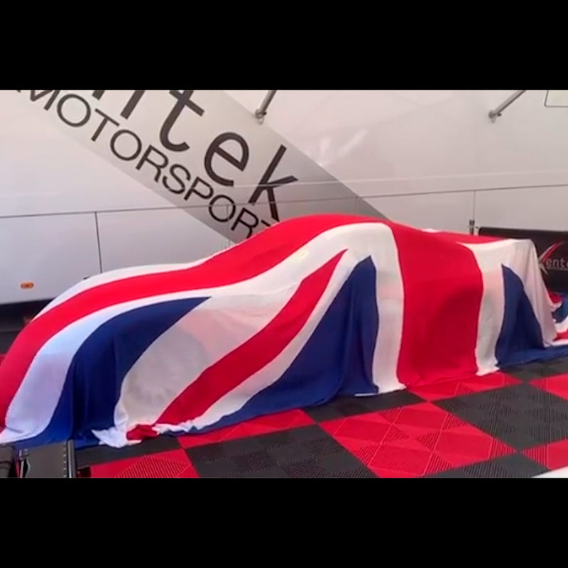 Union Jack Reveal Indoor Car Cover for Aston Martin, Bentley, Lotus & McLaren From